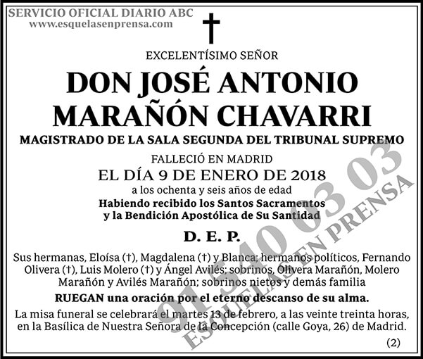José Antonio Marañón Chavarri